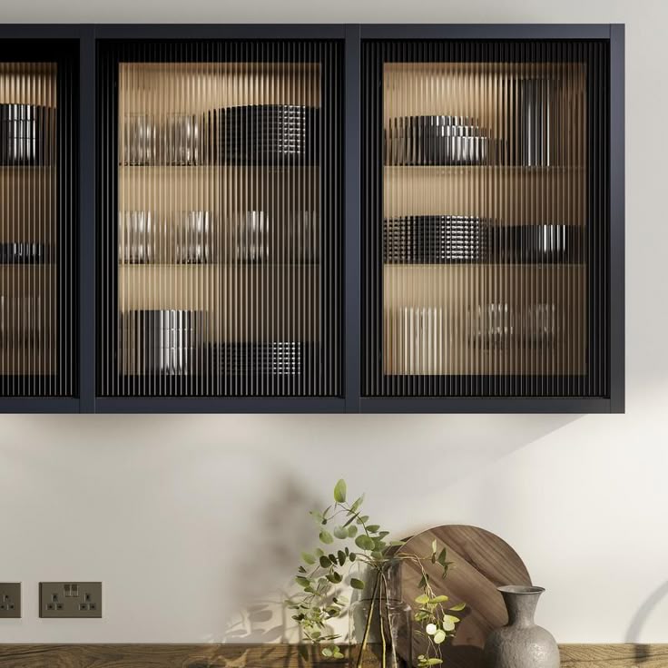 Glass Front Kitchen Cabinets